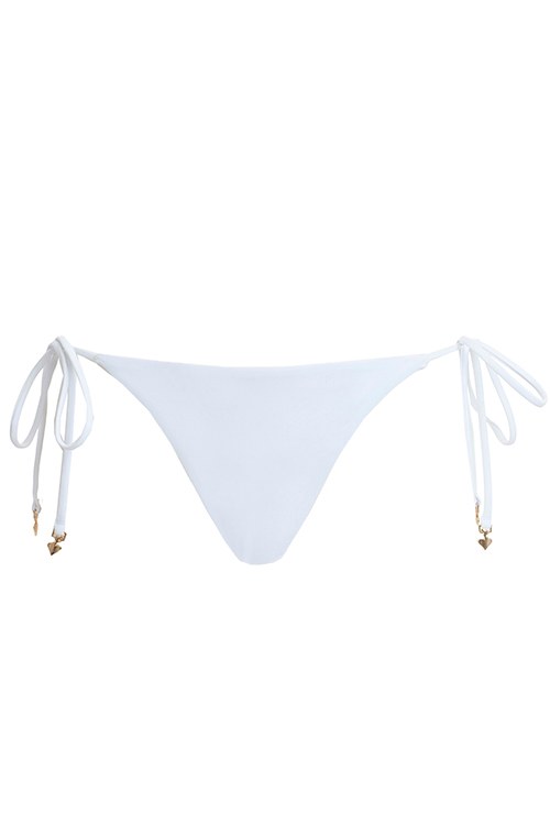 RECYCLED ΜΑΓΙΟ ΜΠΙΚΙΝΙ ΣΛΙΠ ΜΕ ΚΟΡΔΟΝΑΚΙΑ φωτογραφία