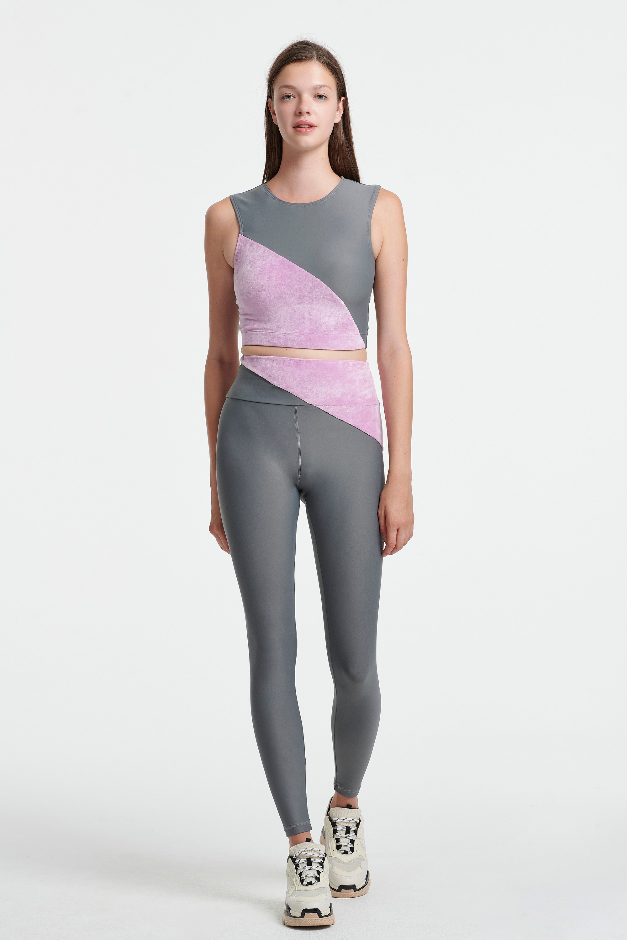 FASHION ΚΟΝΤΟ ΤΟΠ/ΜΠΟΥΣΤΑΚΙ ΓΥΜΝΑΣΤΙΚΗΣ φωτογραφία