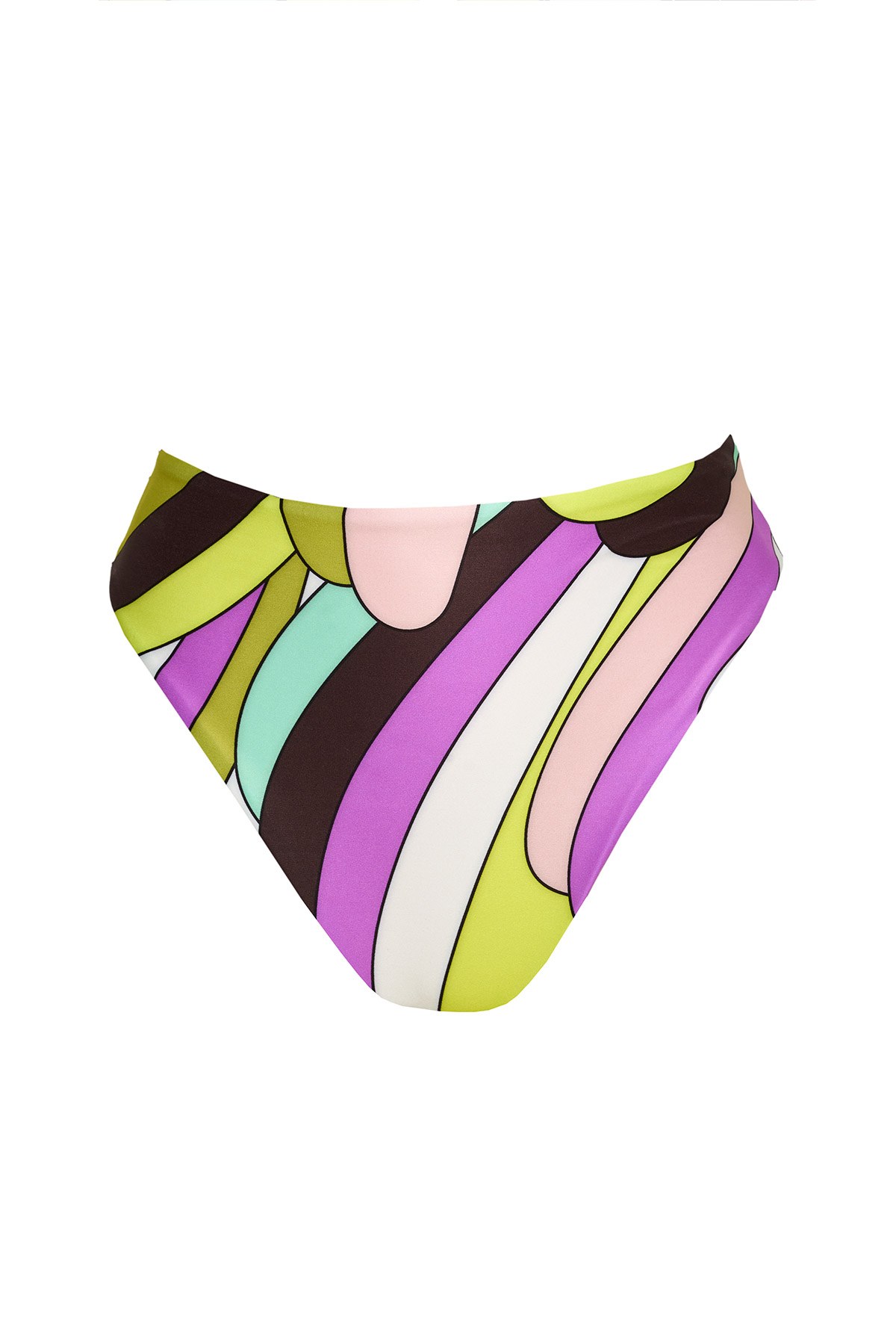 ΨΗΛΟΜΕΣΟ ΜΠΙΚΙΝΙ ΣΛΙΠ ΜΕ ΠΟΛΥΧΡΩΜΟ ΤΥΠΩΜΑ φωτογραφία