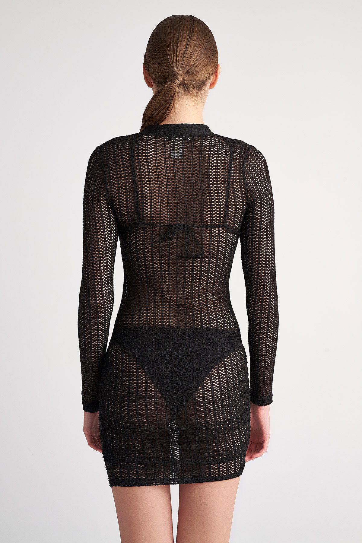 ΜΑΚΡΥΜΑΝΙΚΟ ΔΙΑΦΑΝΟ ΚΟΝΤΟ ΚΡΟΣΕ ΦΟΡΕΜΑ/ΚΑΦΤΑΝΙ φωτογραφία