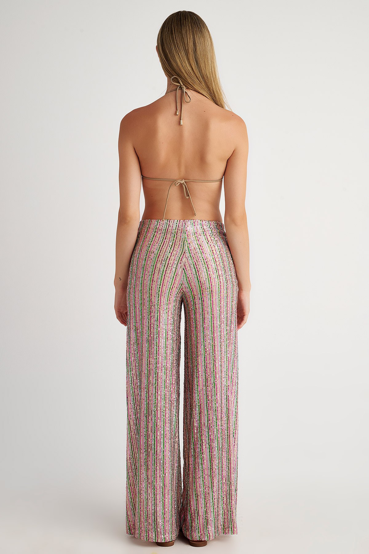 EXCLUSIVE ΔΙΑΦΑΝΟ ΨΗΛΟΜΕΣΟ ΠΑΝΤΕΛΟΝΙ ΜΕ ΠΟΛΥΧΡΩΜΕΣ ΠΑΓΙΕΤΕΣ φωτογραφία