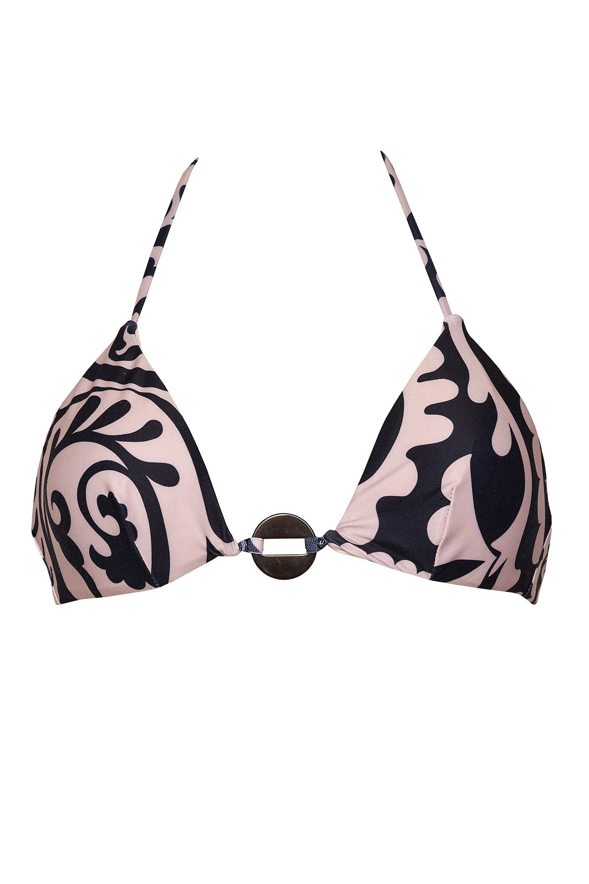 ΤΡΙΓΩΝΙΚΟ ΜΑΓΙΟ ΜΠΙΚΙΝΙ ΤΟΠ ΜΕ ΤΥΠΩΜΑ φωτογραφία