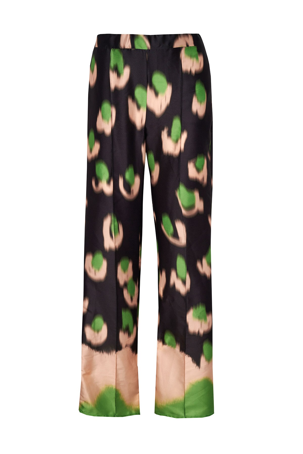 FLARED ΨΗΛΟΜΕΣH ΠΑΝΤΕΛΟΝA ΜΕ ΠΟΛΥΧΡΩΜΟ ΤΥΠΩΜΑ φωτογραφία