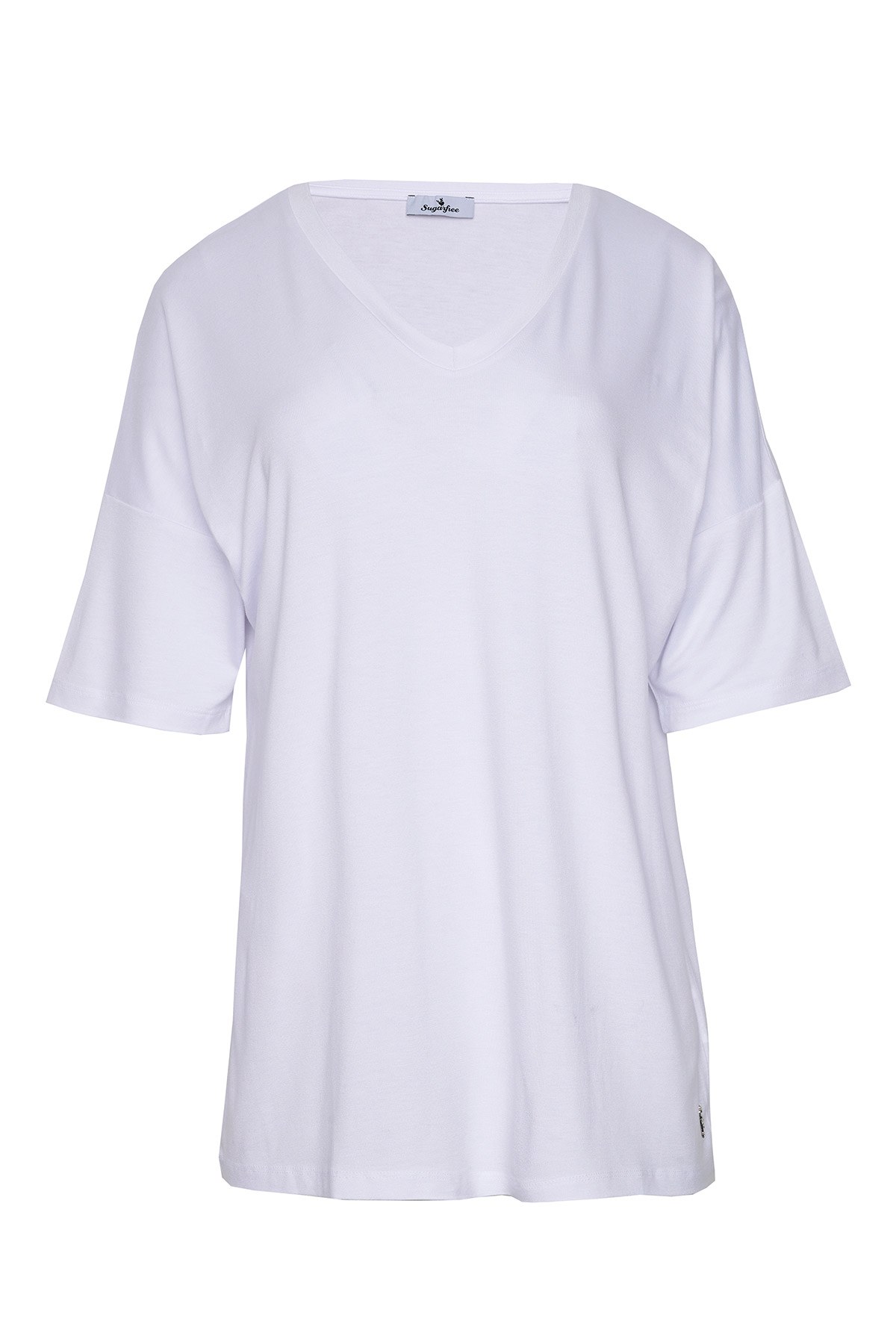 BASIC ΜΠΛΟΥΖΑ ΜΕ 'V' ΛΑΙΜΟΚΟΨΗ φωτογραφία