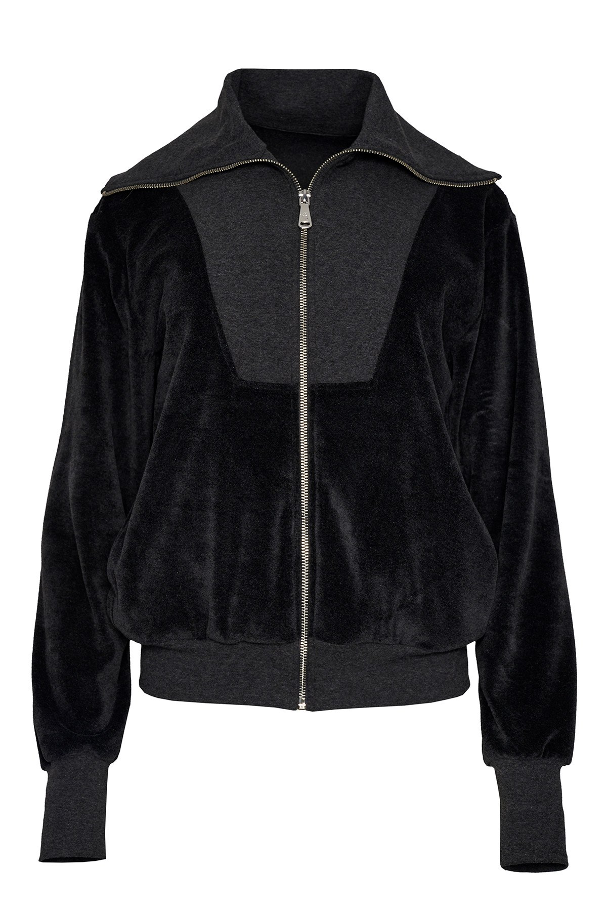 ΔΙΧΡΩΜΗ ΒΕΛΟΥΤΕ ΖΑΚΕΤΑ φωτογραφία