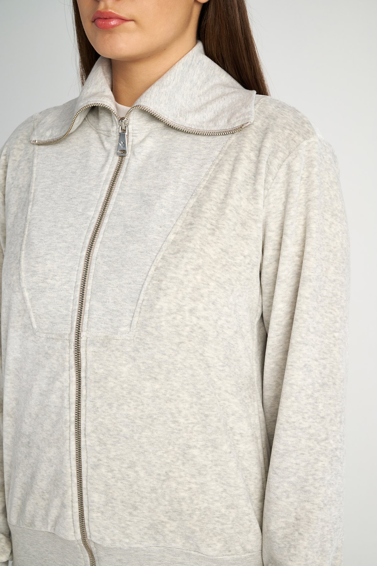 ΔΙΧΡΩΜΗ ΒΕΛΟΥΤΕ ΖΑΚΕΤΑ φωτογραφία