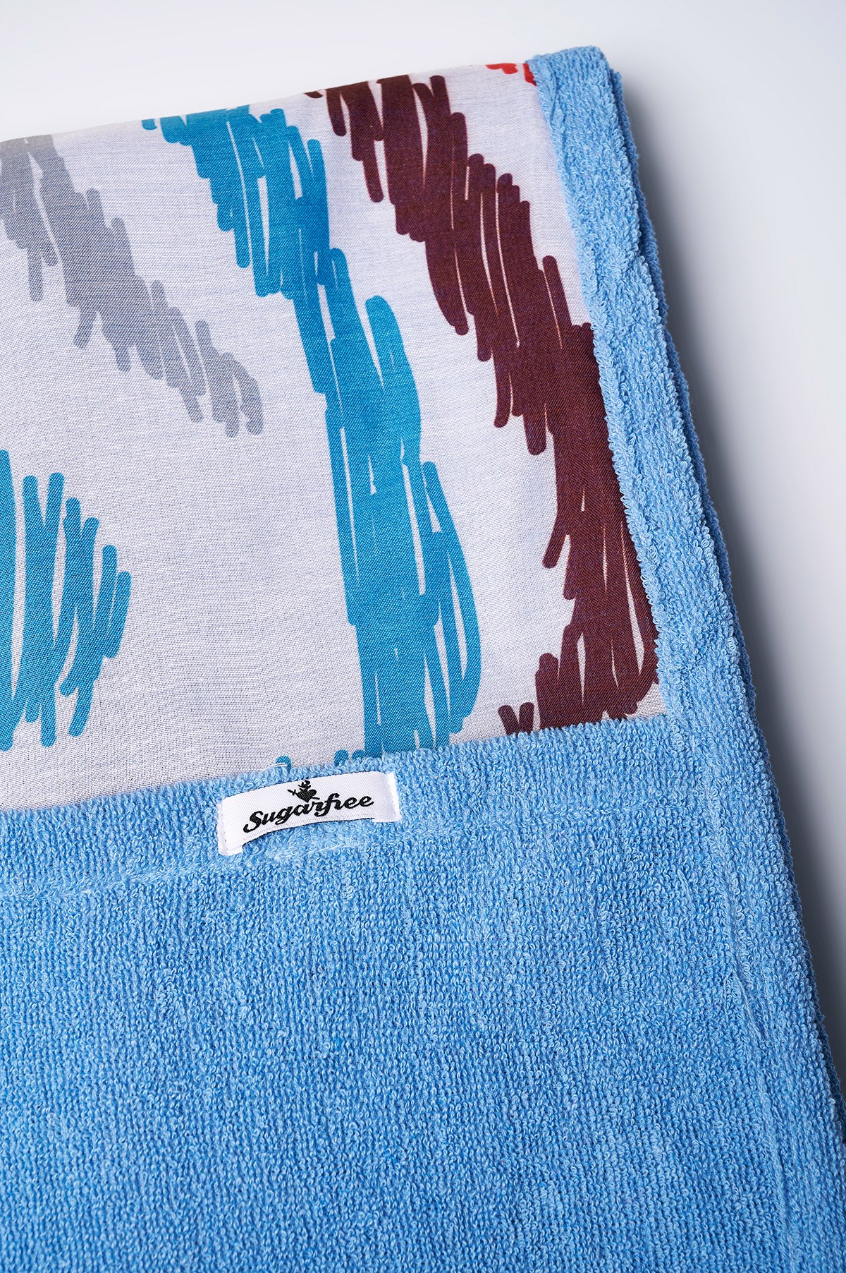 ΒΑΜΒΑΚΕΡΗ ΠΕΤΣΕΤΑ ΘΑΛΑΣΣΗΣ/ΠΑΡΕΟ ΜΕ ΠΟΛΥΧΡΩΜΟ ΤΥΠΩΜΑ φωτογραφία