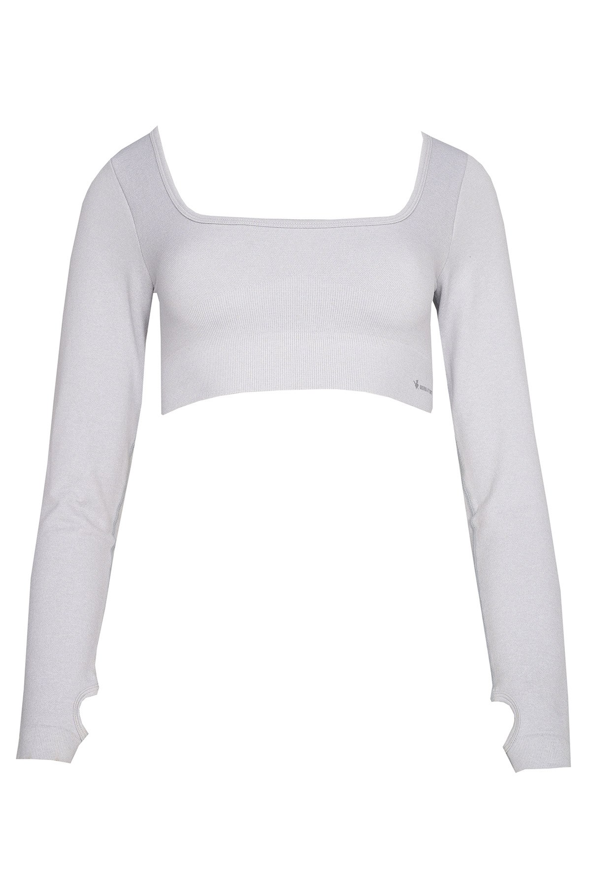 SEAMLESS ΑΘΛΗΤΙΚΗ ΚΟΝΤΗ ΜΠΛΟΥΖΑ ΜΕ ΛΕΠΤΟΜΕΡΕΙΑ ΣΤΟΥΣ ΑΝΤΙΧΕΙΡΕΣ φωτογραφία