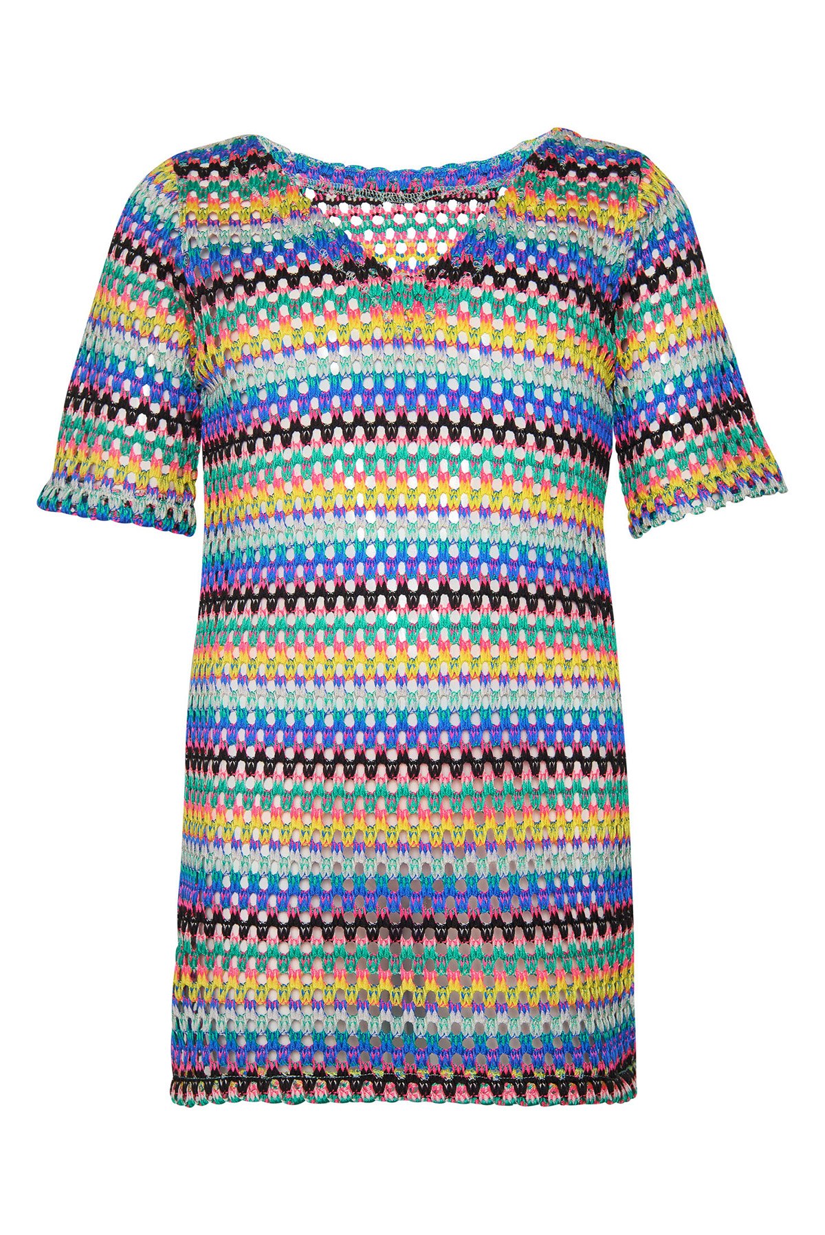 ΠΑΙΔΙΚΟ ΠΟΛΥΧΡΩΜΟ ΚΡΟΣΕ ΔΙΑΦΑΝΟ ΦΟΡΕΜΑ/ΚΑΦΤΑΝΙ φωτογραφία