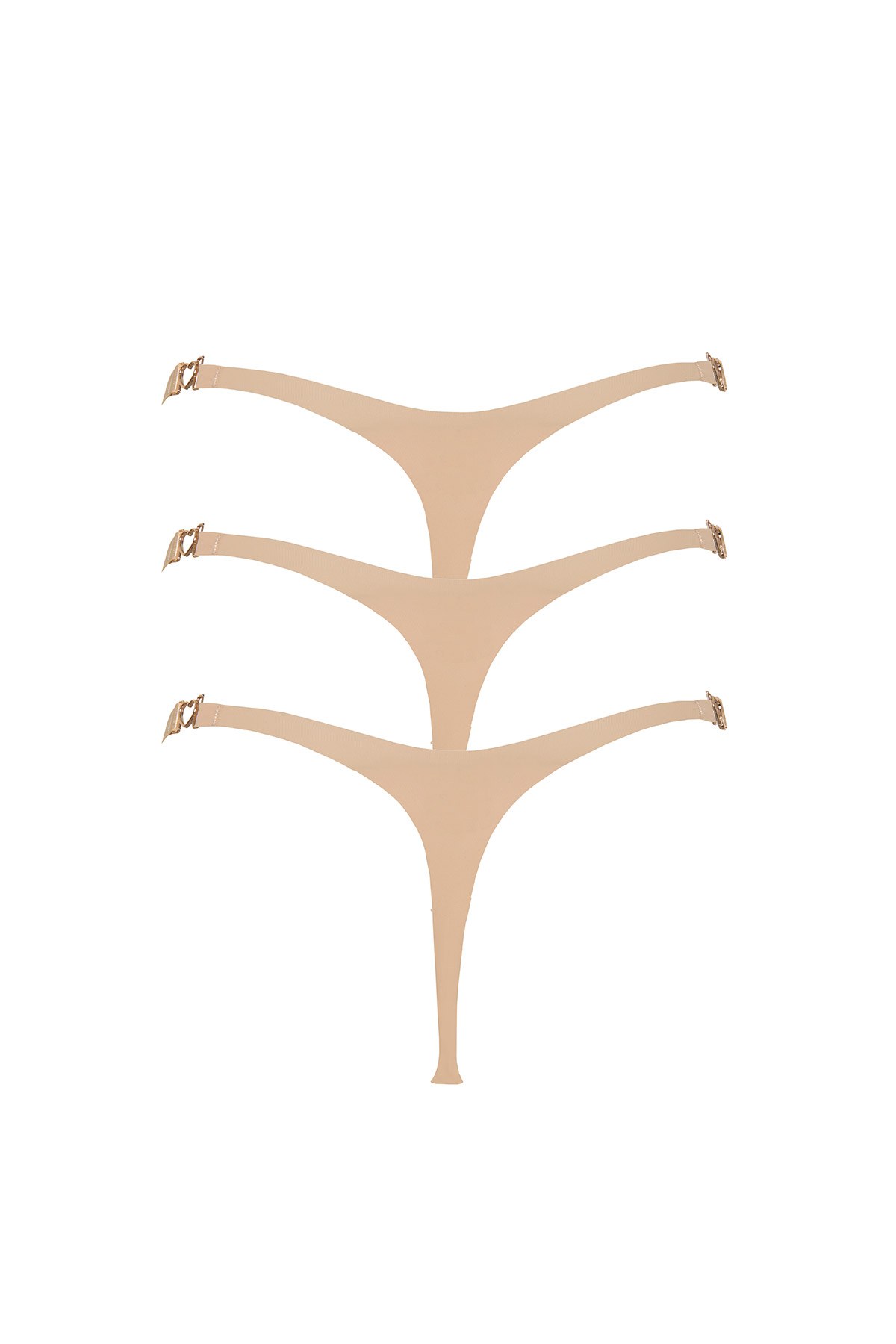 ΠΑΚΕΤΟ ΜΕ 3 SEAMLESS TΑΝΓΚΑ ΣΛΙΠ ΜΕ ΜΕΤΑΛΛΙΚΗ ΚΑΡΔΙΑ φωτογραφία