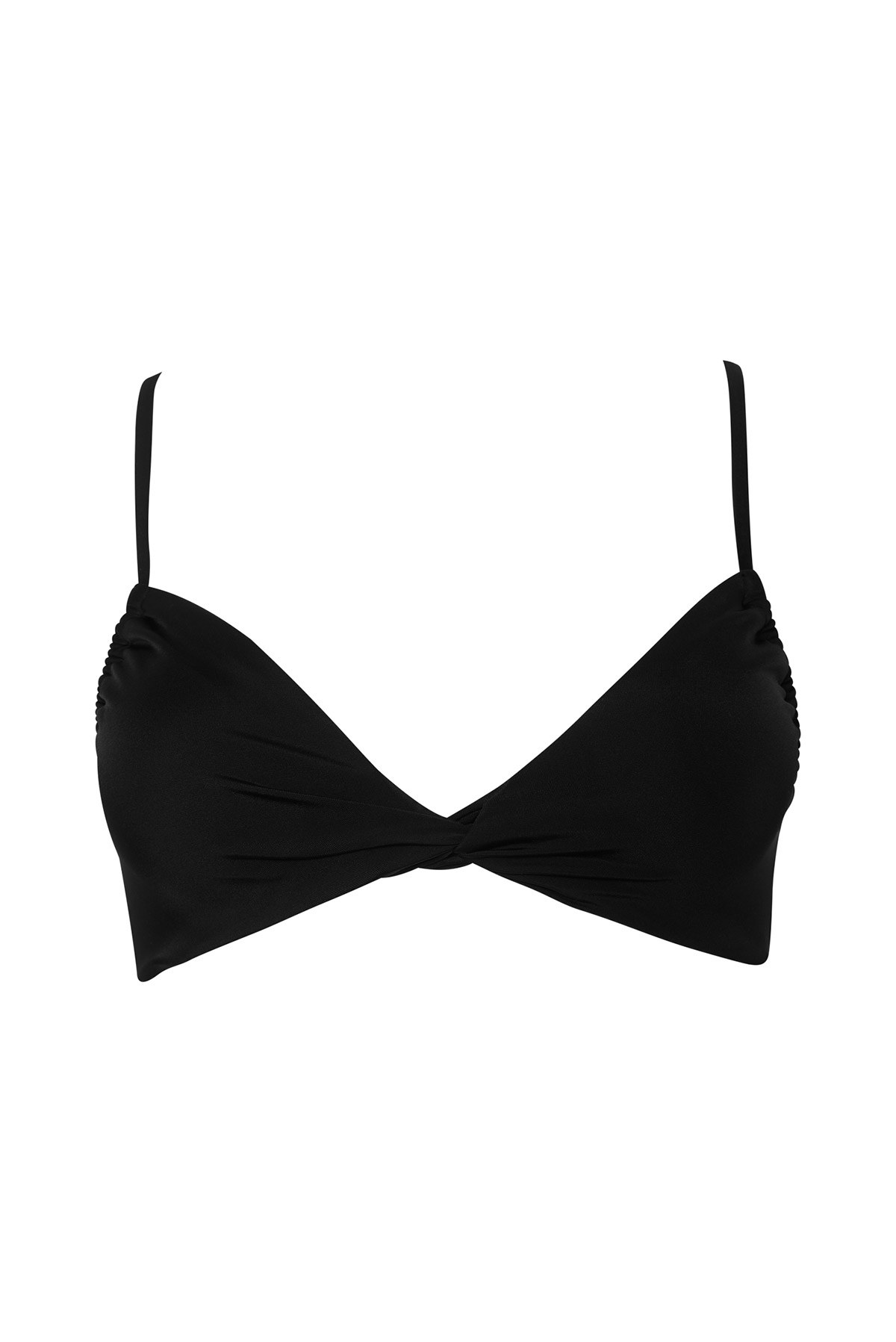 RECYCLED ΤΡΙΓΩΝΙΚΟ ΜΑΓΙΟ ΜΠΙΚΙΝΙ ΤΟΠ ΜΕ ΣΤΡΙΦΤΗ ΛΕΠΤΟΜΕΡΕΙΑ φωτογραφία