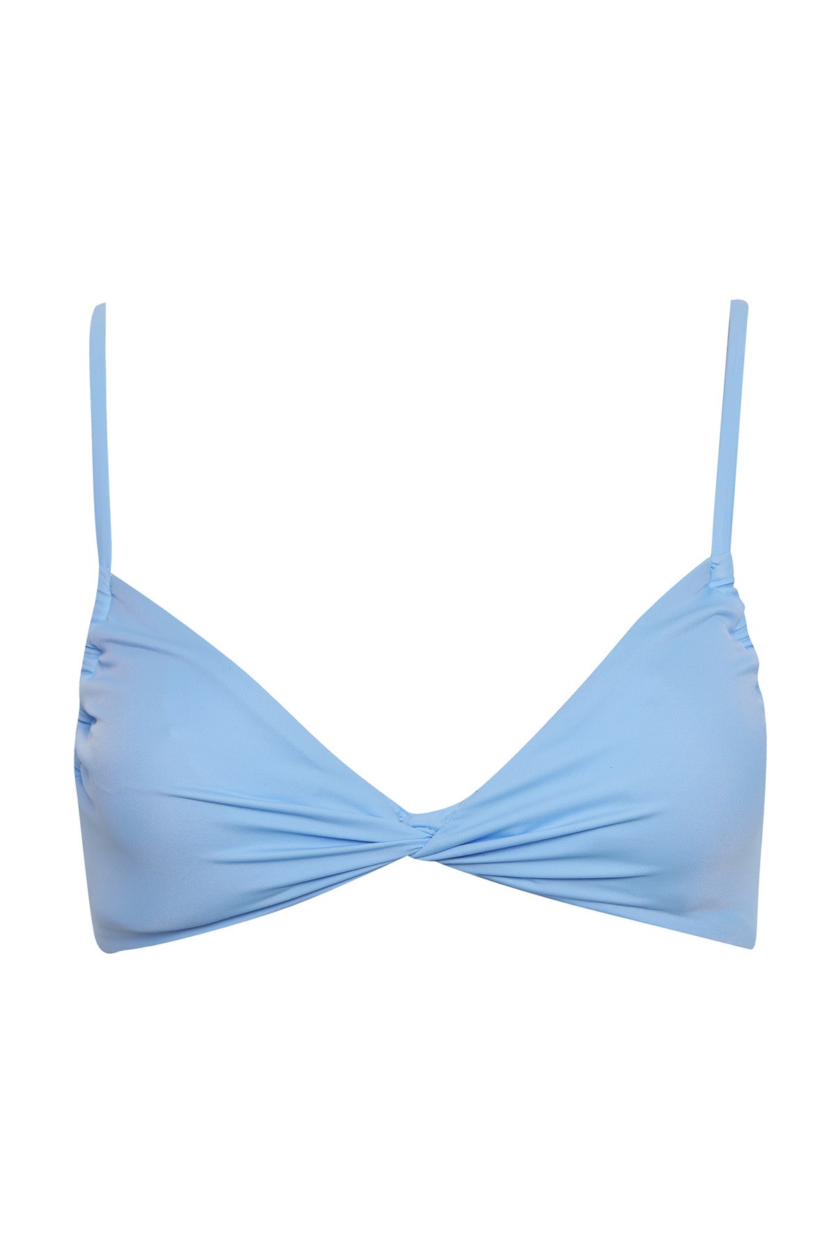 RECYCLED ΤΡΙΓΩΝΙΚΟ ΜΑΓΙΟ ΜΠΙΚΙΝΙ ΤΟΠ ΜΕ ΣΤΡΙΦΤΗ ΛΕΠΤΟΜΕΡΕΙΑ φωτογραφία