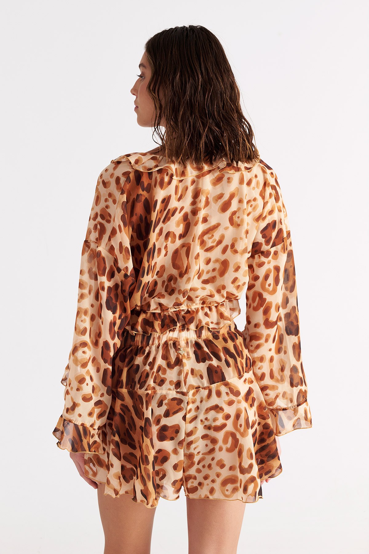 ΗΜΙΔΙΑΦΑΝΟ ΣΟΡΤΣ ΜΕ ΛΕΟΠΑΡ ΤΥΠΩΜΑ φωτογραφία