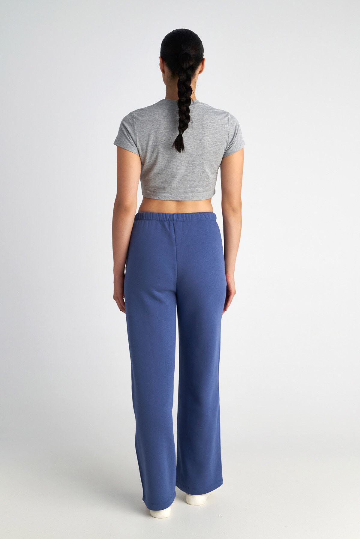 ΒΑΜΒΑΚΕΡΟ WIDE LEG ΠΑΝΤΕΛΟΝΙ ME ΦΛΙΣ ΕΠΕΝΔΥΣΗ φωτογραφία
