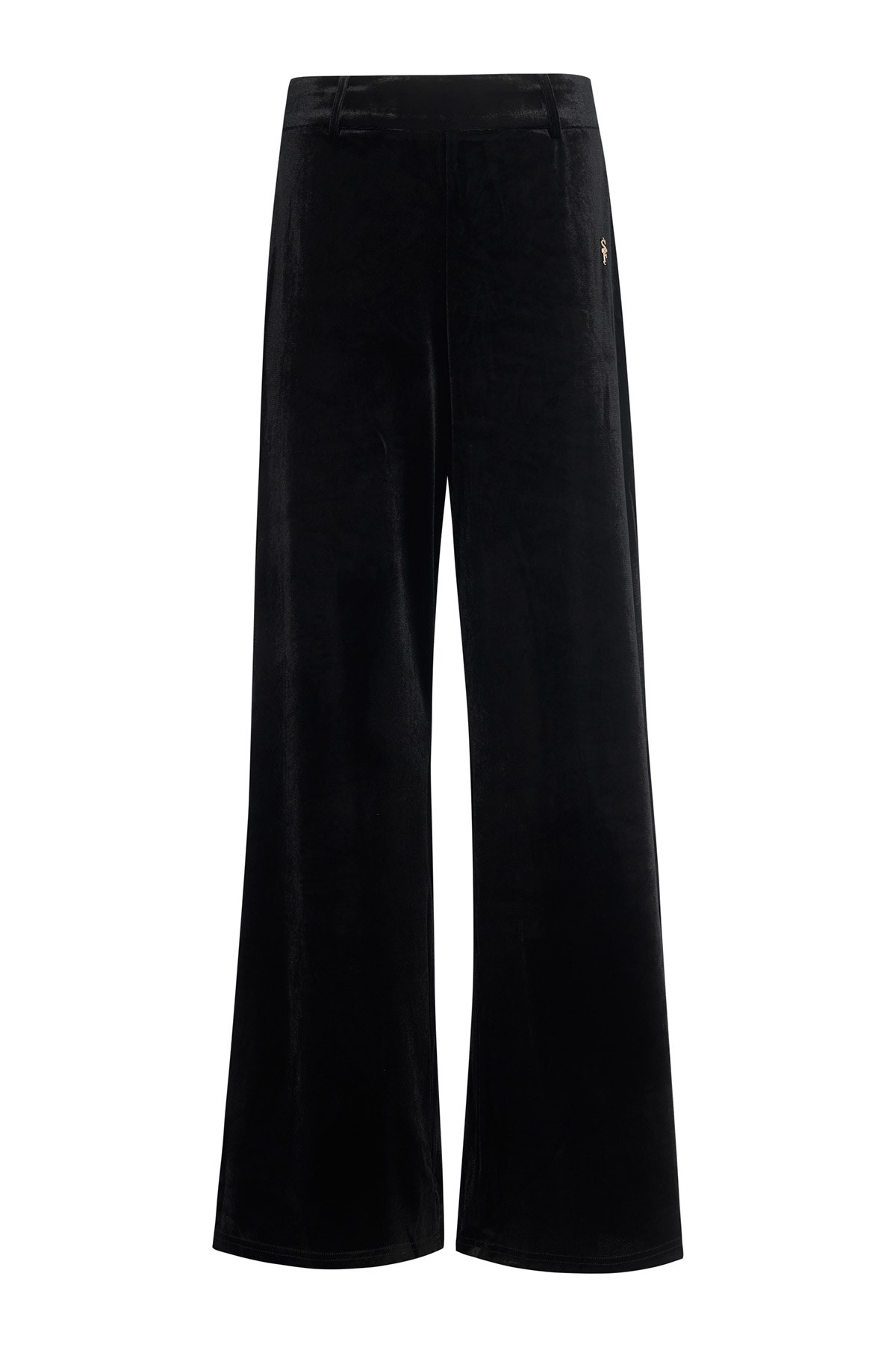 WIDE LEG ΒΕΛΟΥΤΕ ΠΑΝΤΕΛΟΝΙ ΜΕ ΜΕΣΑΙΑ ΜΕΣΗ φωτογραφία