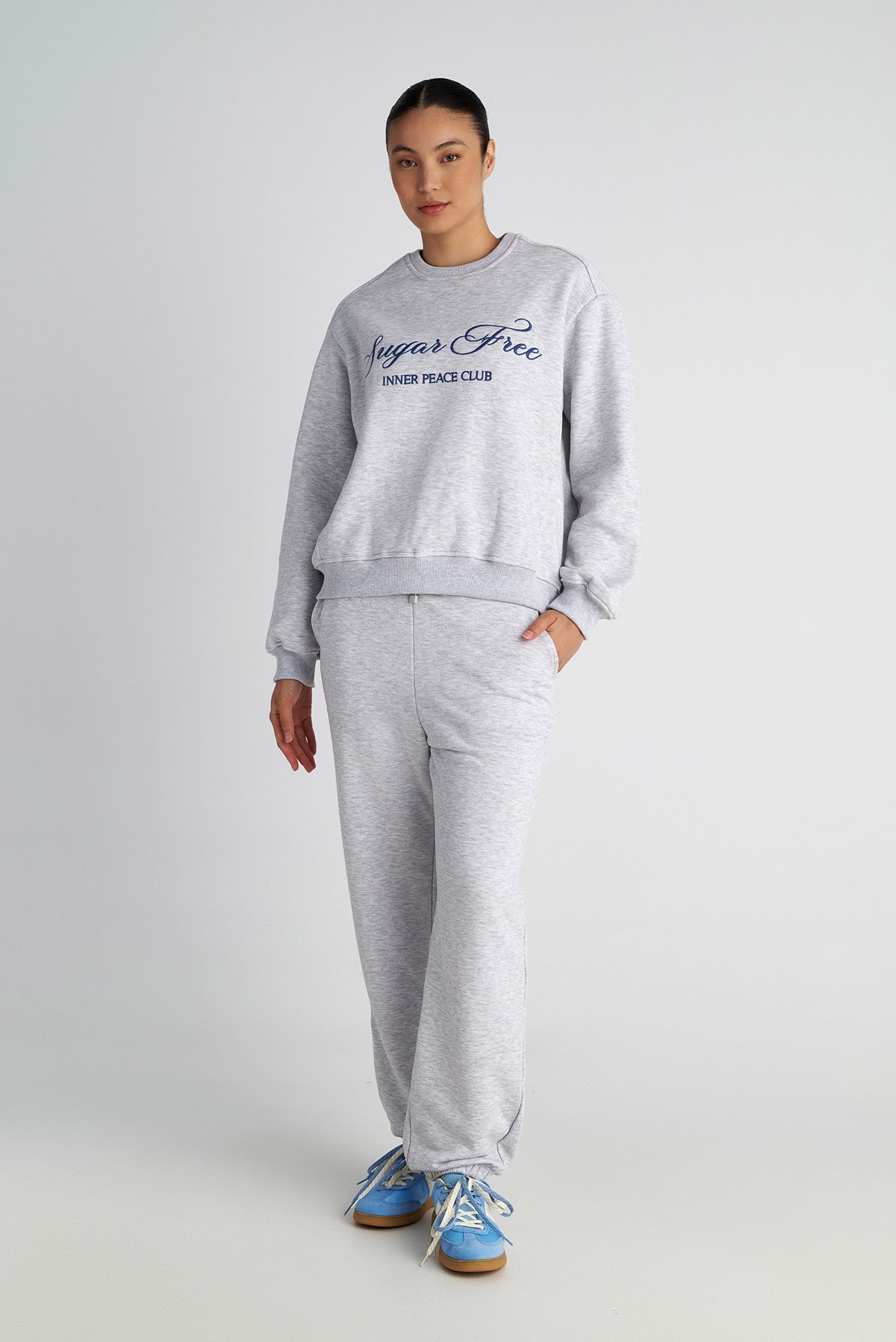 ΒΑΜΒΑΚΕΡΗ OVERSIZED ΦΟΥΤΕΡ ΜΠΛΟΥΖΑ ME ΦΛΙΣ ΕΠΕΝΔΥΣΗ φωτογραφία