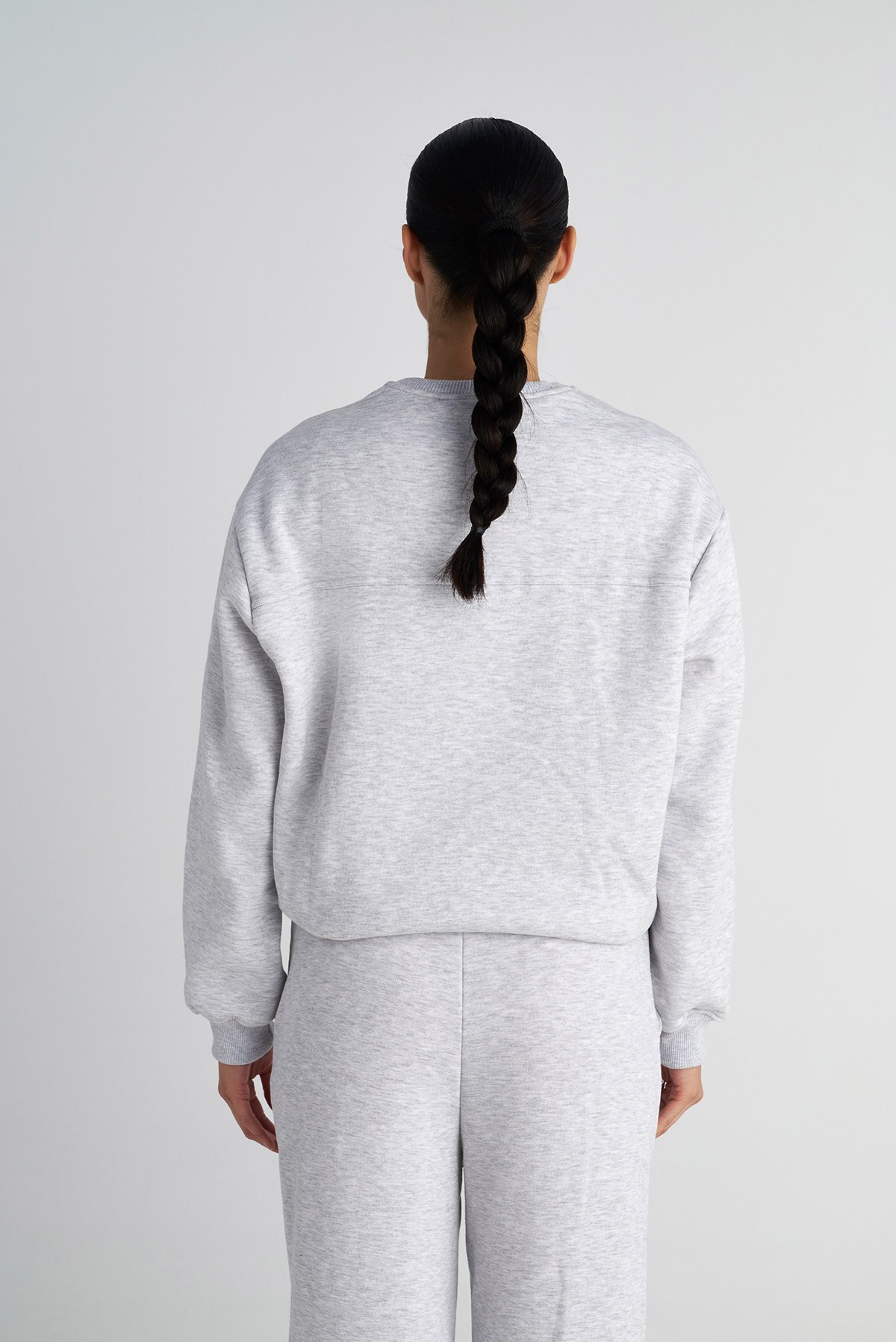 ΒΑΜΒΑΚΕΡΗ OVERSIZED ΦΟΥΤΕΡ ΜΠΛΟΥΖΑ ME ΦΛΙΣ ΕΠΕΝΔΥΣΗ φωτογραφία
