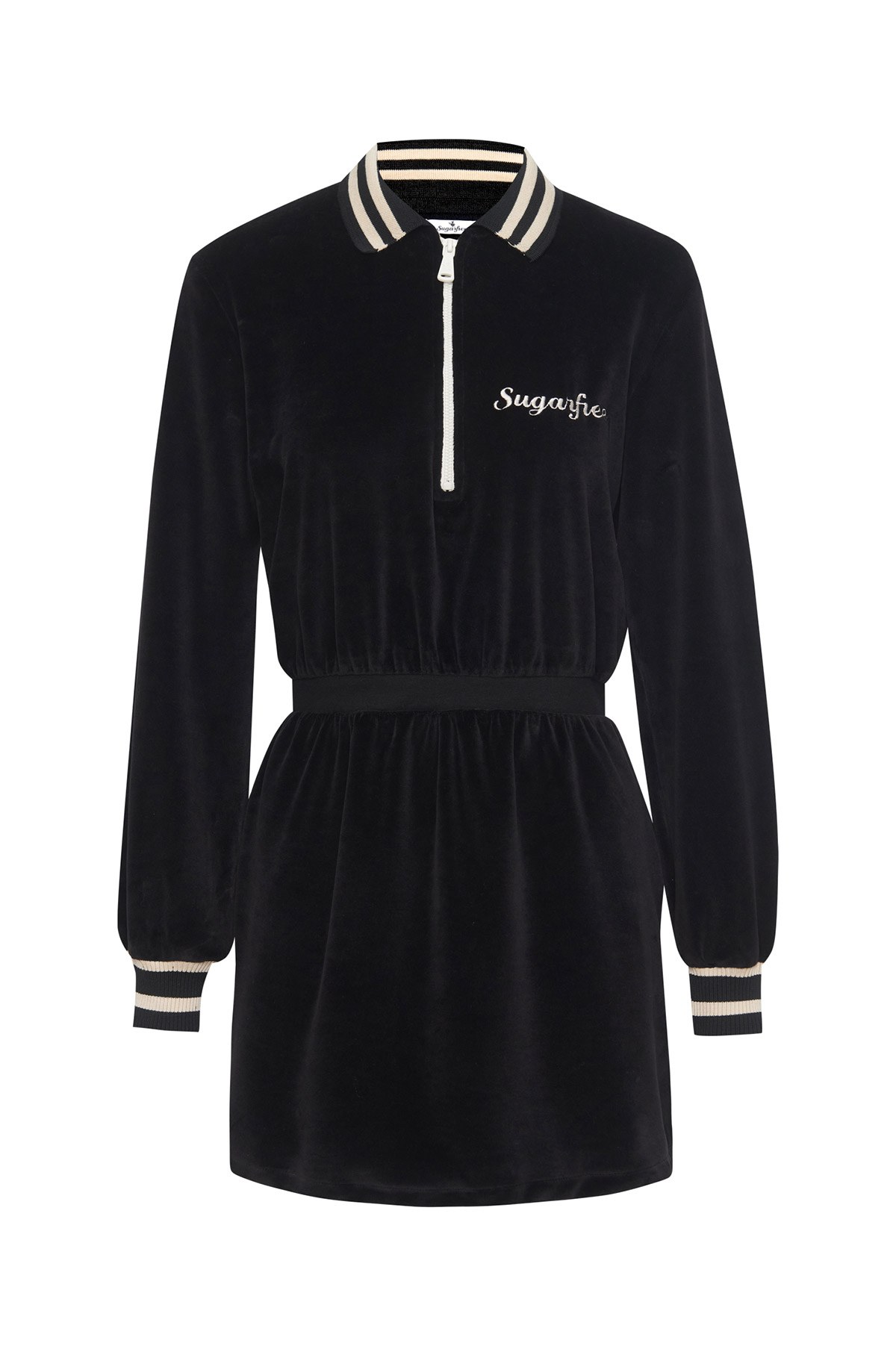 ΒΕΛΟΥΤΕ ΜΙΝΙ ΦΟΡΕΜΑ ΜΕ ΦΕΡΜΟΥΑΡ ΚΑΙ ΓΙΑΚΑ φωτογραφία