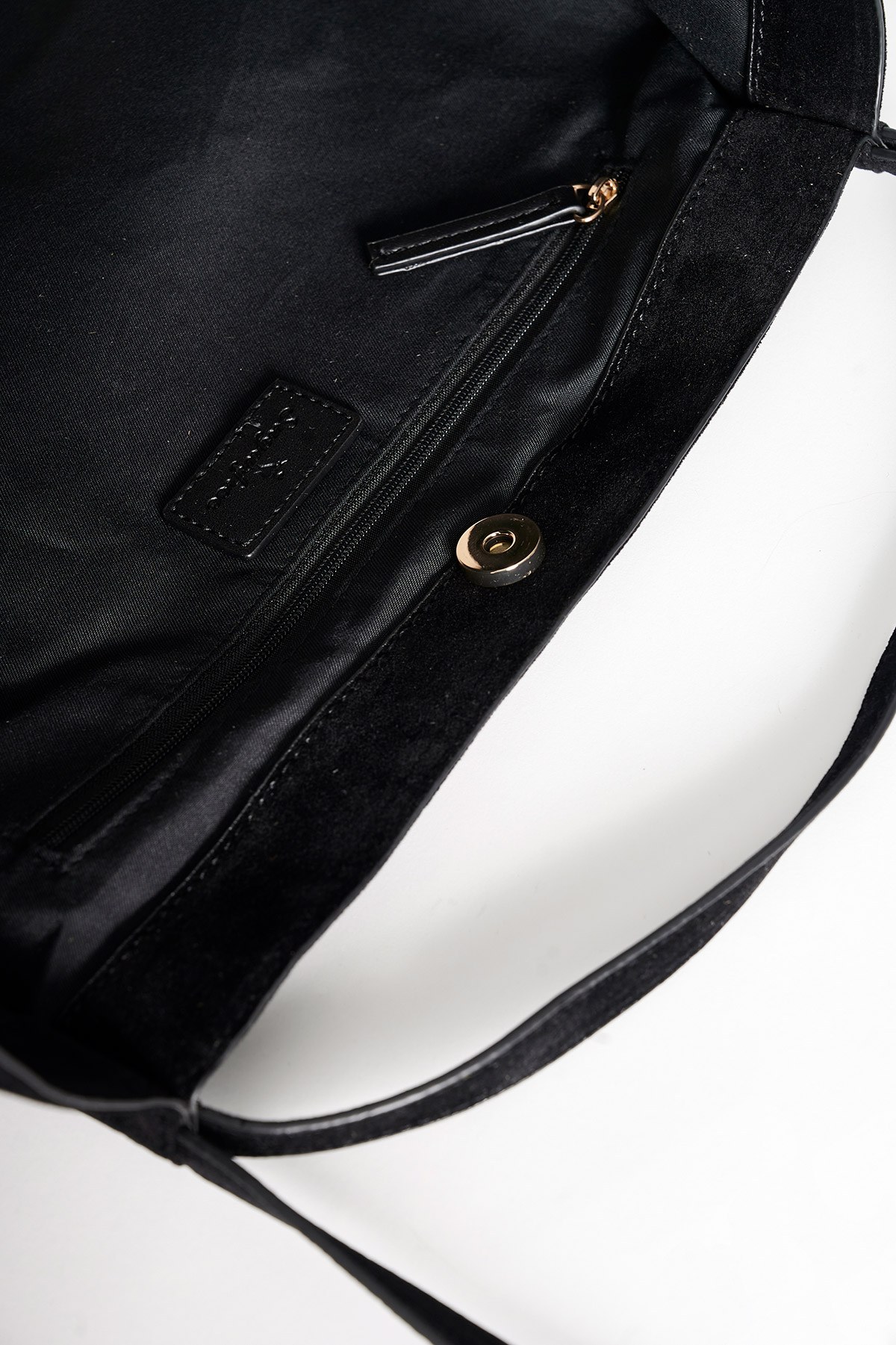 ΜΟΝΟΧΡΩΜΗ ΤΣΑΝΤΑ SHOPPER φωτογραφία