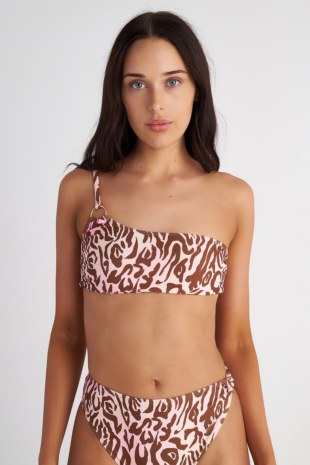 ONE SHOULDER SWIMWEAR BIKINI CROP TOP-25801740-302