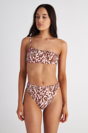 ANIMAL PRINTED HIGH WAISTED SWIMWEAR BIKINI BOTTOM-25802740-302