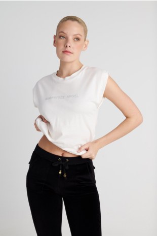 ORGANIC COTTON STRASS EMBELLISHED T-SHIRT-25832197-103