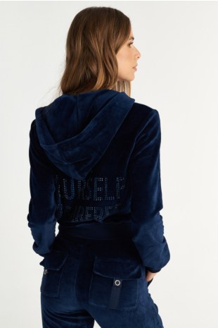 STRASS EMBELLISHED VELOUR JACKET-25833178-437