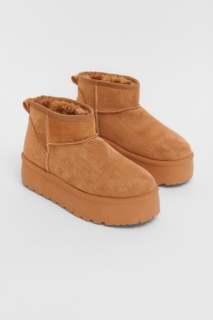 ΜΙΝΙ FAUX FUR BOOTS-25839050-323