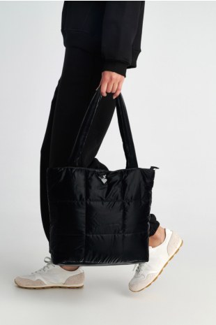 QUILTED SHOPPER BAG-25839137-110
