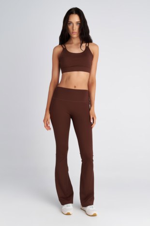 HIGH WAIST FLARED SPORTS LEGGINGS/PANTS-25865039-332