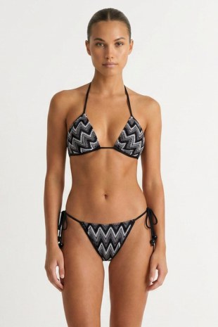 PATTERNED CROCHET TRIANGLE BIKINI TOP-26801045-203