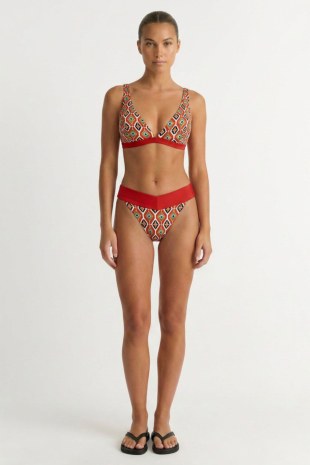 PRINTED SWIMWEAR HIPSTER BIKINI SLIP-26802112-867