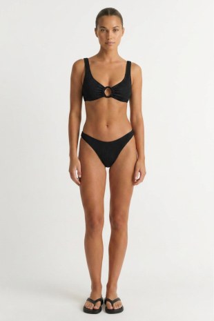CRINKLED SWIMWEAR BIKINI BOTTOM-26802138-110