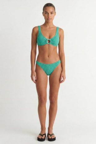 CRINKLED SWIMWEAR BIKINI BOTTOM-26802138-516