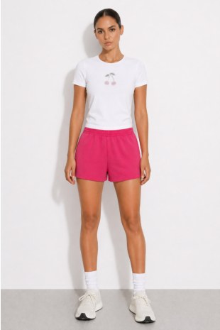 TERRY SHORTS IN SLIM FIT-26810100-716