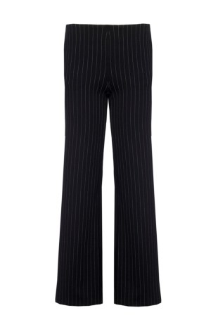 FLARED LOW WAISTED STRIPED PANTS-26811039-110