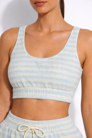 TERRY CROP TOP WITH STRIPES-26818072-987