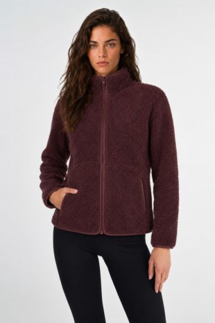 FAUX SHEARLING OVERSIZED JACKET-26833057-869