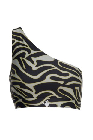 PRINTED ONE SHOULDER CROP TOP / SPORTS BRA-26842030-215