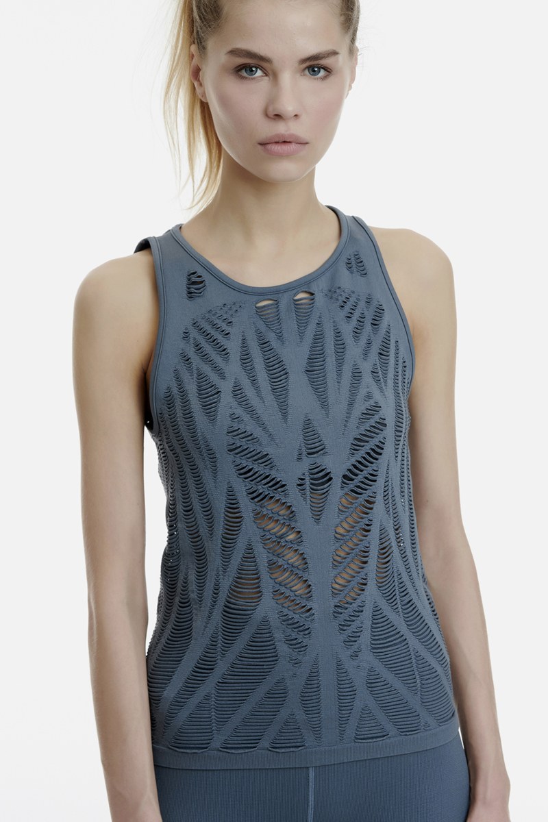 SPORT TOP IN MESH PANELS-20842012-201