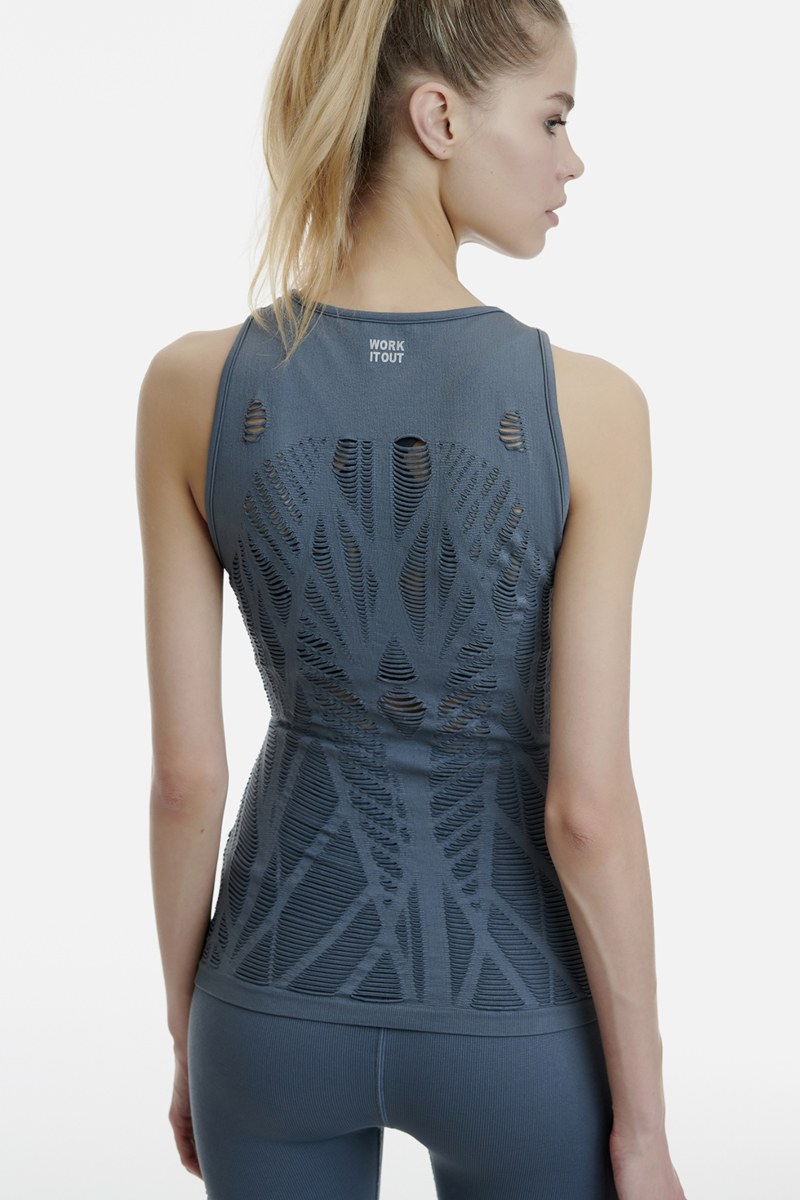 SPORT TOP IN MESH PANELS-20842012-201