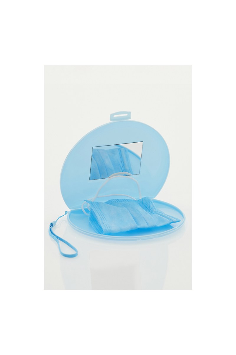 ANTIBACTERIAL CASE FOR FACE PROTECTION MASK WITH MIRROR-21819186-421
