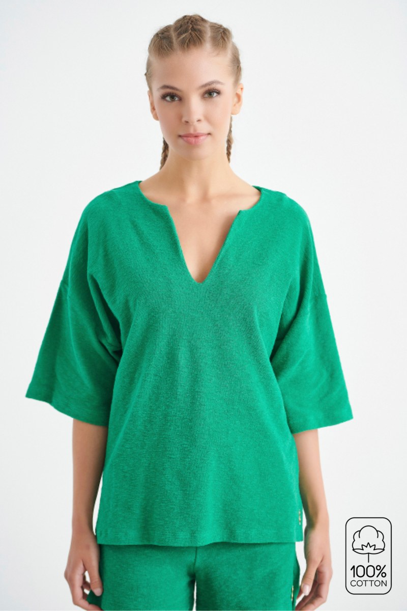 ΚΟΝΤΟΜΑΝΙΚΗ ΜΟΝΟΧΡΩΜΗ ΠΕΤΣΕΤΕ ΜΠΛΟΥΖΑ-22812108-515