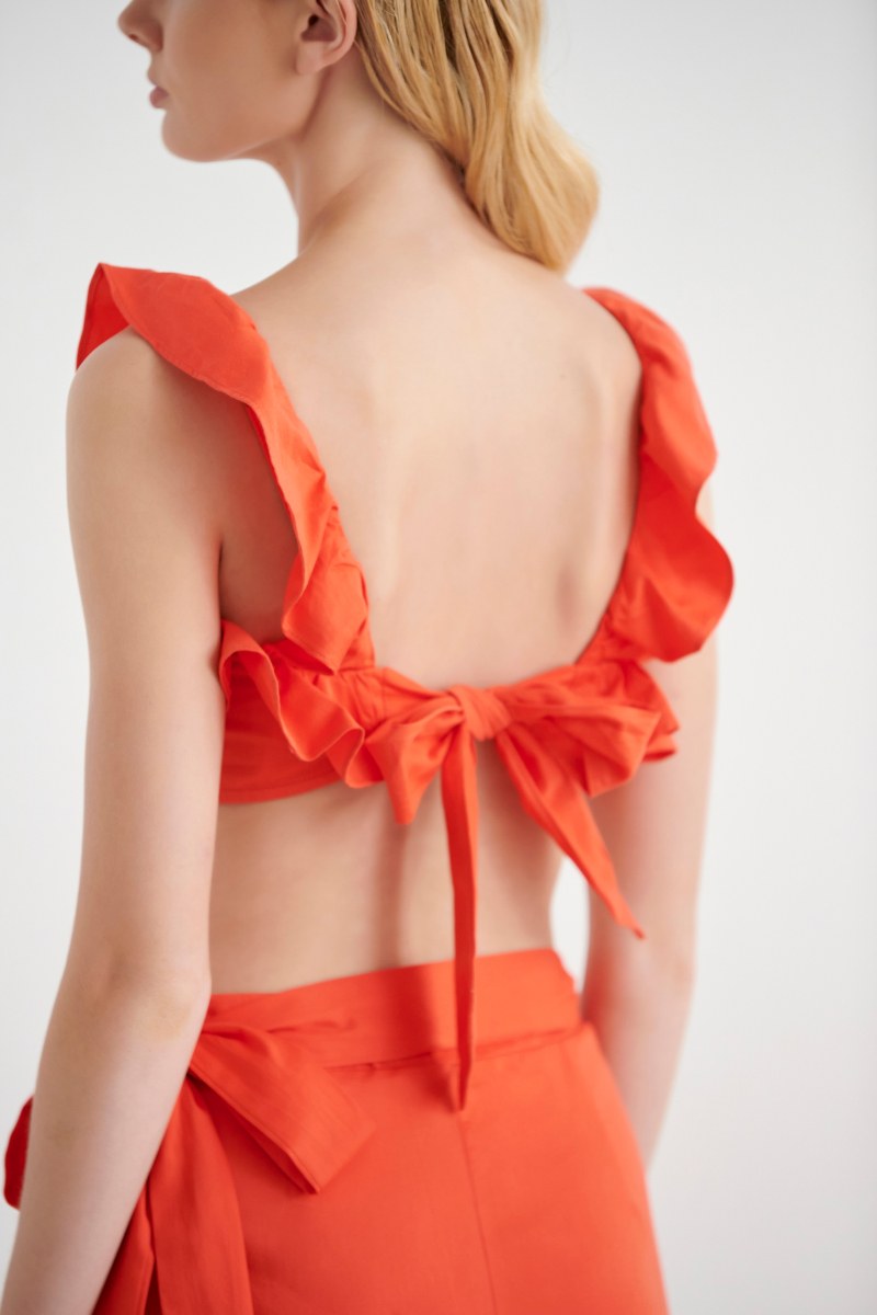 COTTON RUFFLED CROP TOP-22818193-940