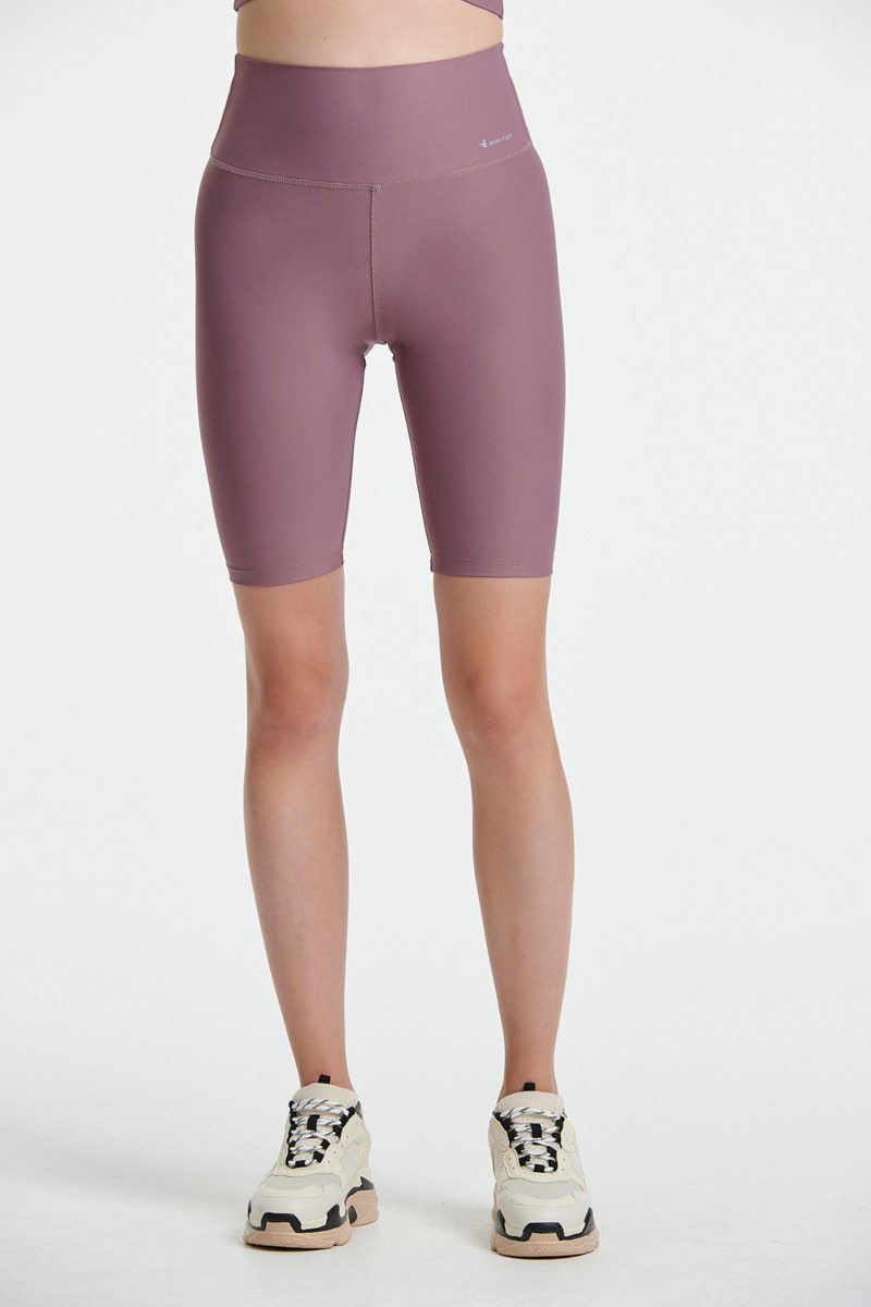 SATIN TOUCH HIGH WAISTED BIKER SHORTS-22840007-720