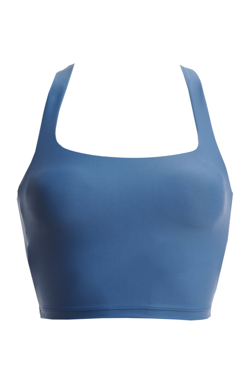 SATIN TOUCH SPORTS CROP TOP WITH STRAPPY BACK-22842072-423