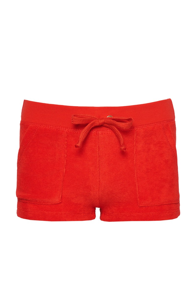 GIRLS MONOCHROME TERRY SHORTS-23610005-631