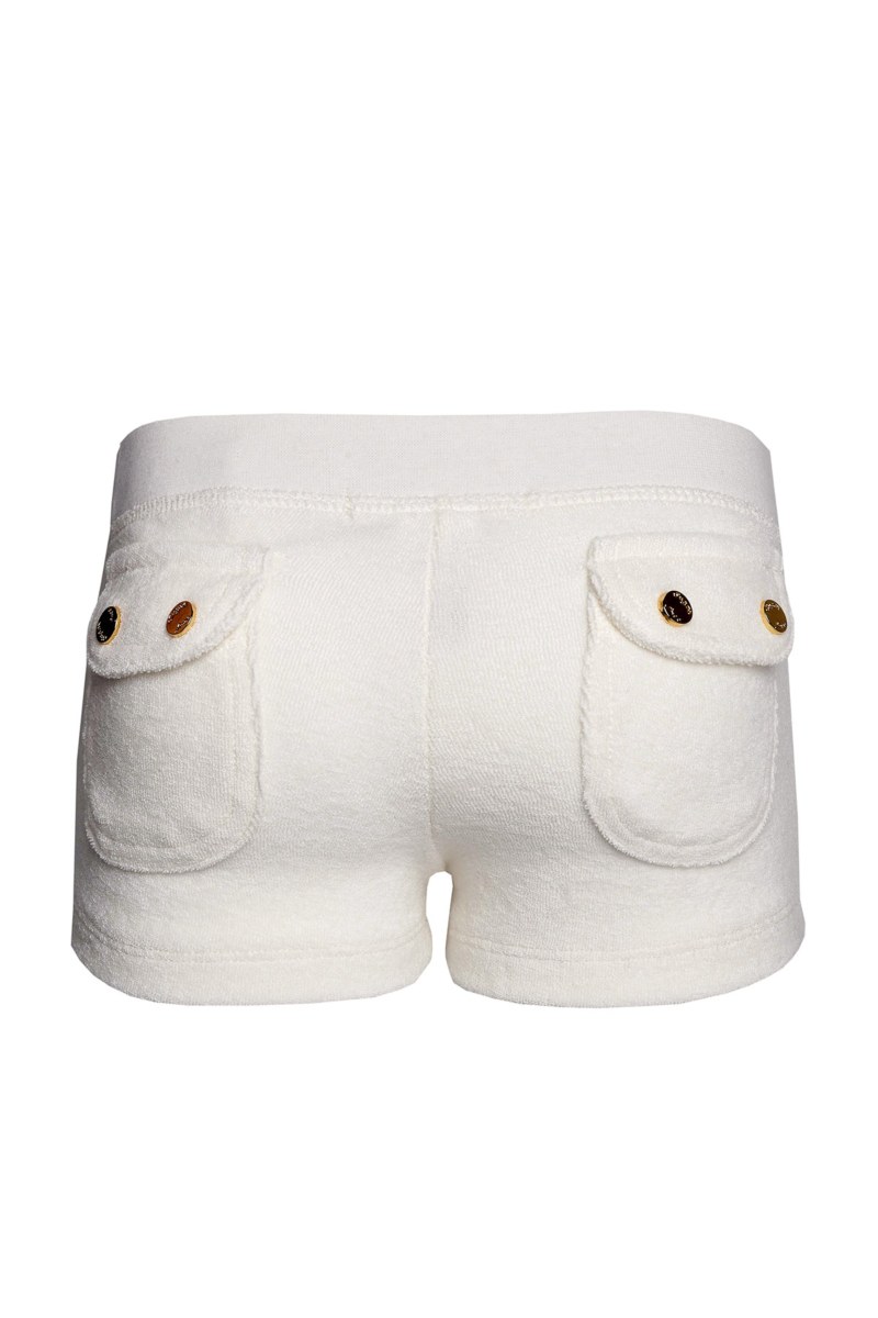 GIRLS MONOCHROME TERRY SHORTS-23610008-102