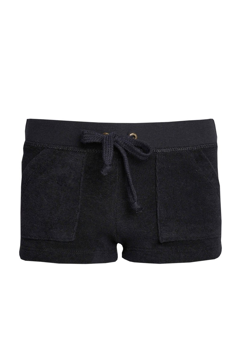 GIRLS MONOCHROME TERRY SHORTS-23610008-110