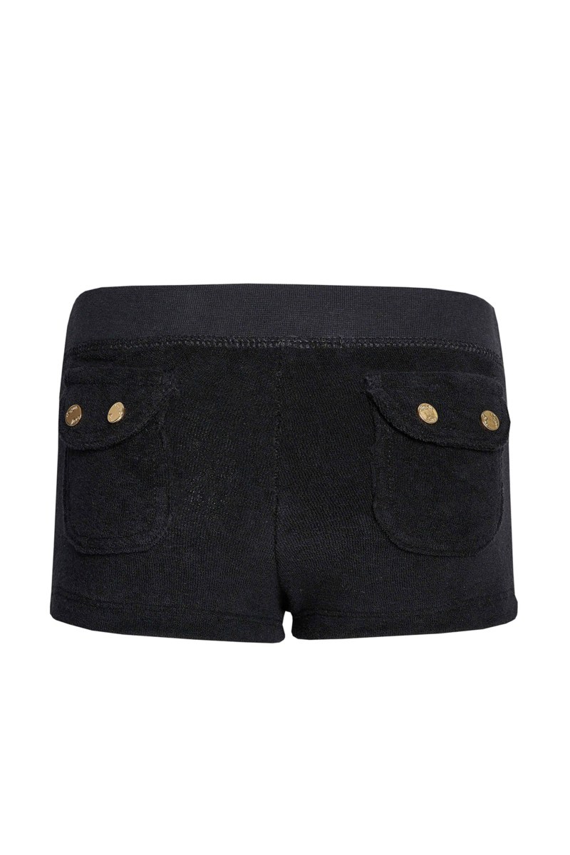 GIRLS MONOCHROME TERRY SHORTS-23610008-110